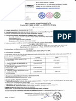 BICO Declaratie de Conformitate Plasa 160 Grame (Conform ETAG) PDF