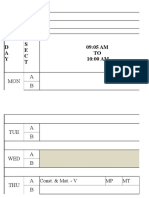 FINAL Timetable