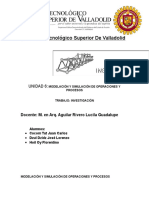 Modelacion y Simulacion de Operaciones y Procesos