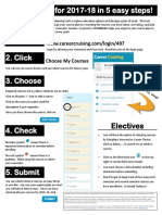 How To Enroll For 2017-18 in 5 Easy Steps!: Electives