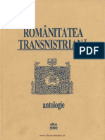 Românitatea Transnistriană: Antologie