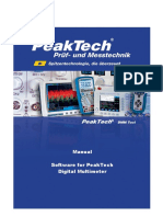 PeakTech DMM Tool Manual en