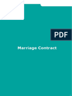 Islamic Marriage Contract