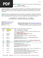 Honors Es 1 Syllabus SPR 17