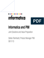 Informatica PIM Integrated Scenario DW MDM Stefan Reinhardt