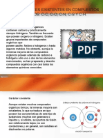 Tipos de Enlaces Existentes en Compuestos Organicos