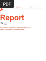 Annual Report Template