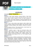 Mass Transfer I PDF