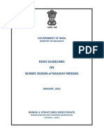 RDSO Guidelines On Seismic Design of Railway Bridges PDF