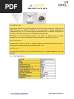 Lampara Led 6W Mr16: Descripcion