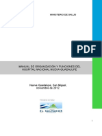 Manual Organizacion y Funciones Hospital Nueva Guadalupe