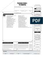 PFS The Harrowing Chronicle Sheet