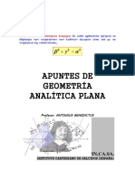 1º Geometría Analítica Plana