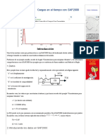 Cargas en El Tiempo Con SAP2000