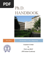 PHD Handbook 2016-17