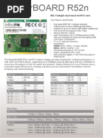 802.11A/B/G/N Dual Band Minipci Card: 20Mhz 40Mhz 20Mhz 40Mhz