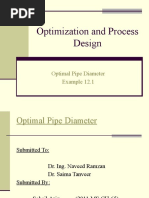 Optimization and Process Design: Optimal Pipe Diameter Example 12.1