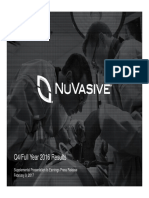 Nuvasive Q4 Full Year 2016 - NUVA