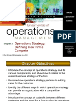 Operations Strategy: Defining How Firms Compete: F O U R T H E D I T I O N