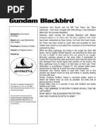 Gundam Blackbird Play Test