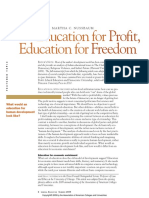 Education - Article - Education For Profit, Education For Freedom PDF