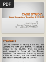 Case Study Legal Aspects & NI Act