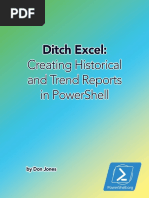 Ditch Excel Making Historical Trend Reports in Powershell