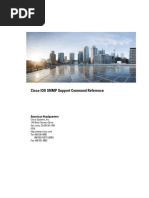 Cisco IOS SNMP Support Command Reference