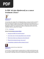 The EBC 46 Cancer Treatment