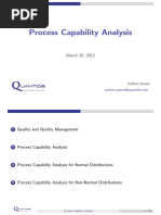 Process Capability Analysis: March 20, 2012