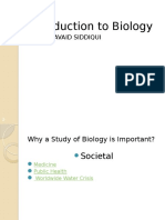 Introduction To Biology: by Dr. Navaid Siddiqui