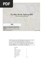 Elder Scrolls RPG PDF