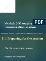 Module 5 - Managing An Immunization Session