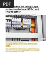 Best Practice For Using Surge Protective Devices