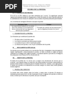 3.0) Derecho Procesal Civil. Teoría de La Prueba