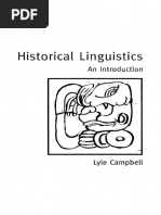 Campbell, L., Historical Linguistics. An Introduction