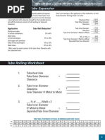 Tube Rolling Worksheet