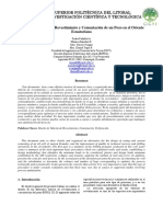 Diseño de Tubería de Revestimiento y Cementación de Un Pozo en El Oriente Ecuatoriano