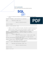 Sentencias SQL