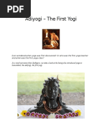 Adiyogi The First Yogi