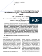 Techniques For Evaluation of Medicinal Plant Products