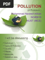 Pollution: Muhammad Naveed Abbas NC#3616 Nust (Mce)