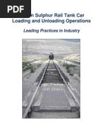 Molten Sulphur Rail Tank Car Loading and Unloading Operations Final With Appendices