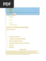 Teoría Sociocultural Vigotsky PDF