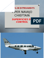 Piper Chieftain-Superficies de Control