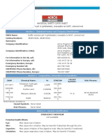 MSDS Buffer Solution PH 4.0