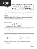 EEE223 Signals-Systems Assignment 01