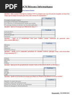 QCM R Seaux Informatiques