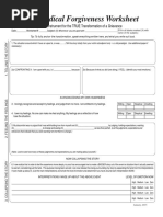 Radical Forgiveness Acceptance Worksheet