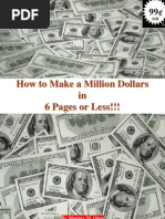 How To Make A Million in Six Pages or Less